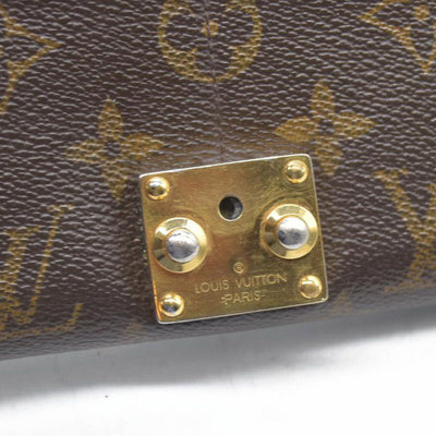 $1140 Louis Vuitton  Monogram Pallas Wallet Black