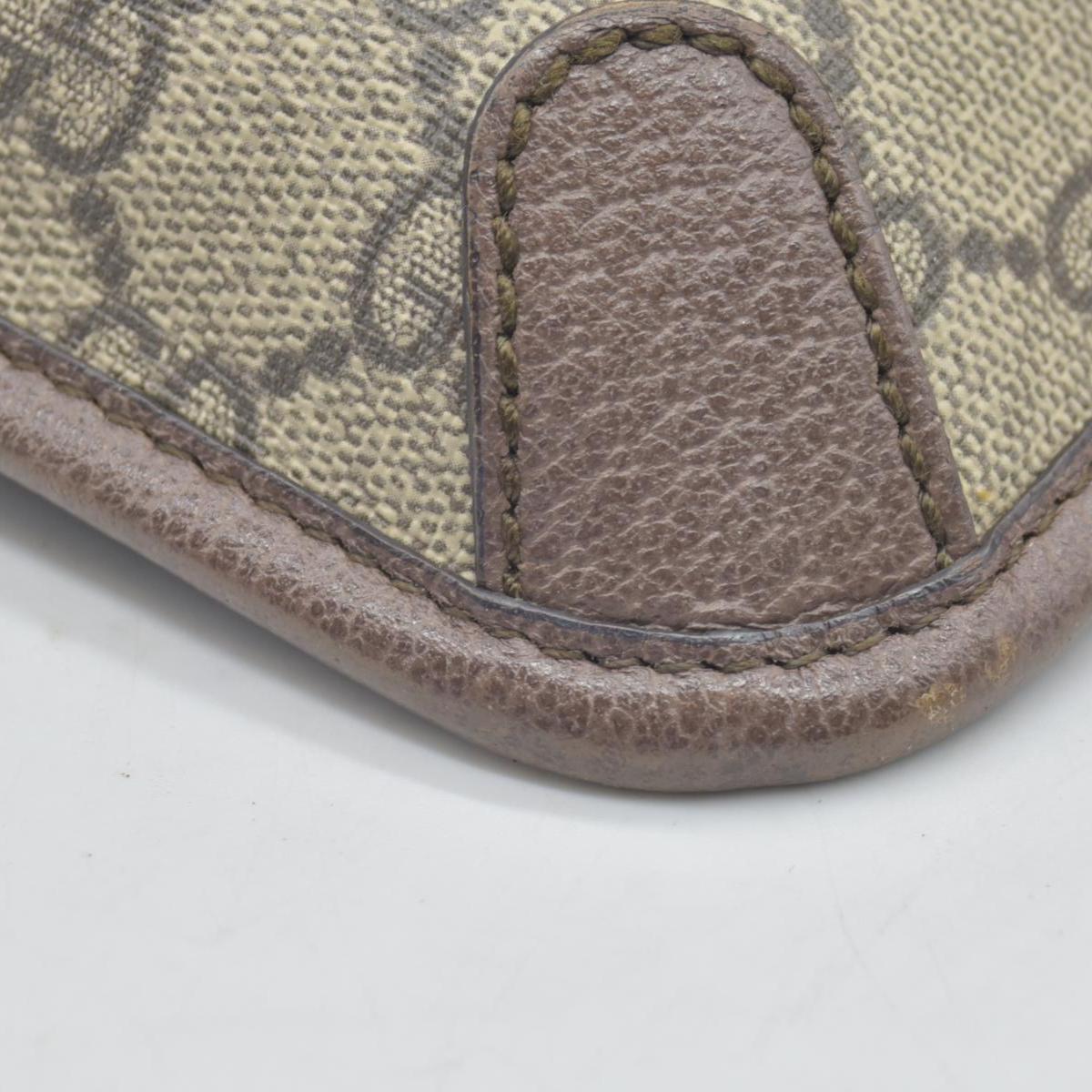 $1200 Gucci GG Supreme Monogram Neo Vintage Web Belt Bag Brown CONSIGNMENT