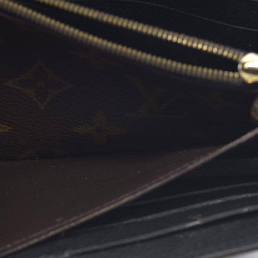 $1140 Louis Vuitton  Monogram Pallas Wallet Black