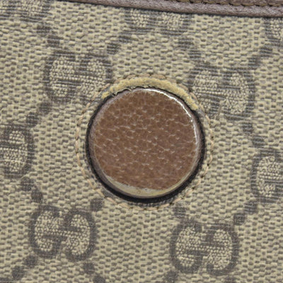 $1200 Gucci GG Supreme Monogram Neo Vintage Web Belt Bag Brown CONSIGNMENT