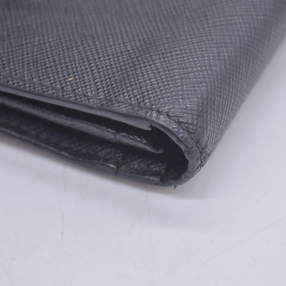 Prada Saffiano Bicolore Long Wallet Leather Long Wallet CONSIGNMENT 10020929