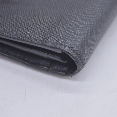 Prada Saffiano Bicolore Long Wallet Leather Long Wallet CONSIGNMENT 10020929