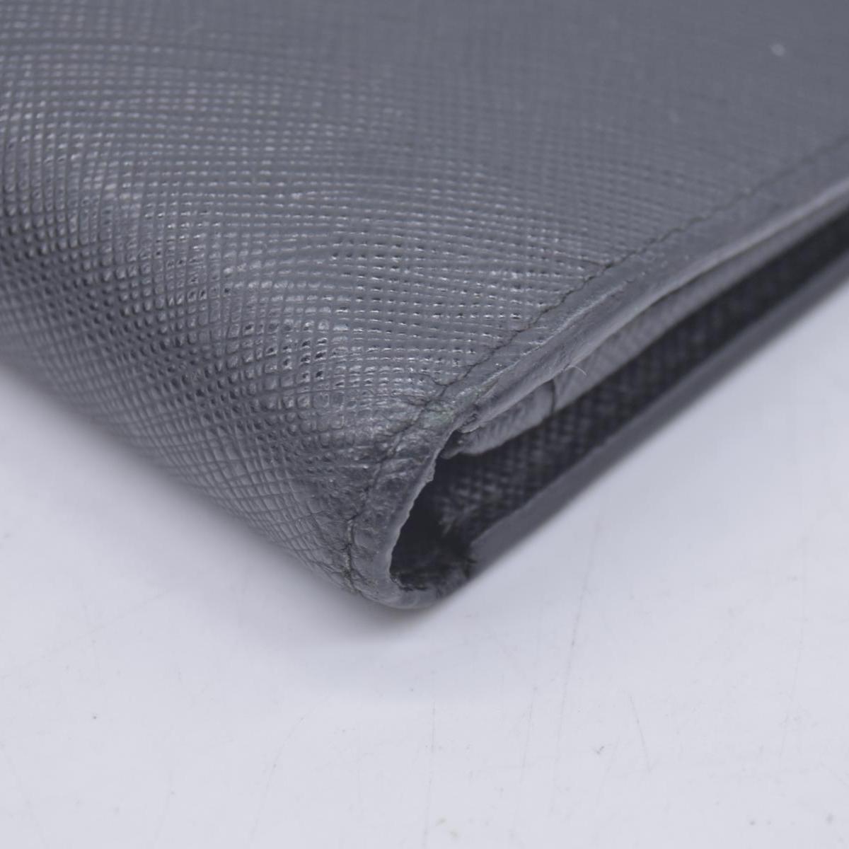 Prada Saffiano Bicolore Long Wallet Leather Long Wallet CONSIGNMENT 10020929