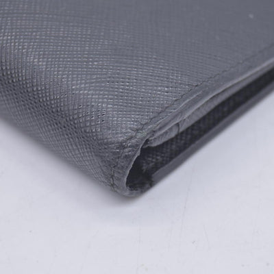 Prada Saffiano Bicolore Long Wallet Leather Long Wallet CONSIGNMENT 10020929