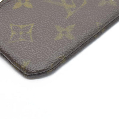 $345 LOUIS VUITTON Monogram Coin Purse Key Pochette Cles