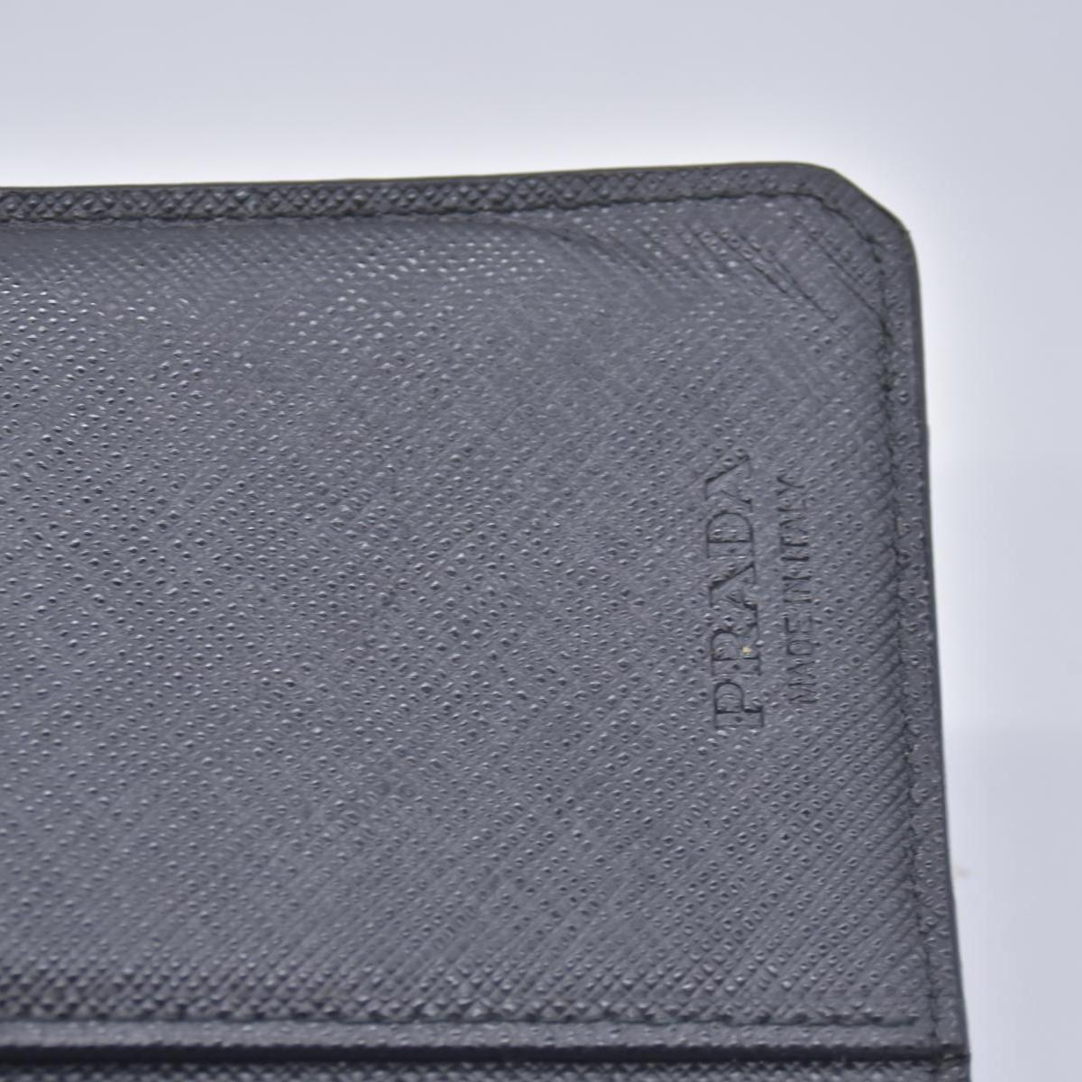 Prada Saffiano Bicolore Long Wallet Leather Long Wallet CONSIGNMENT 10020929