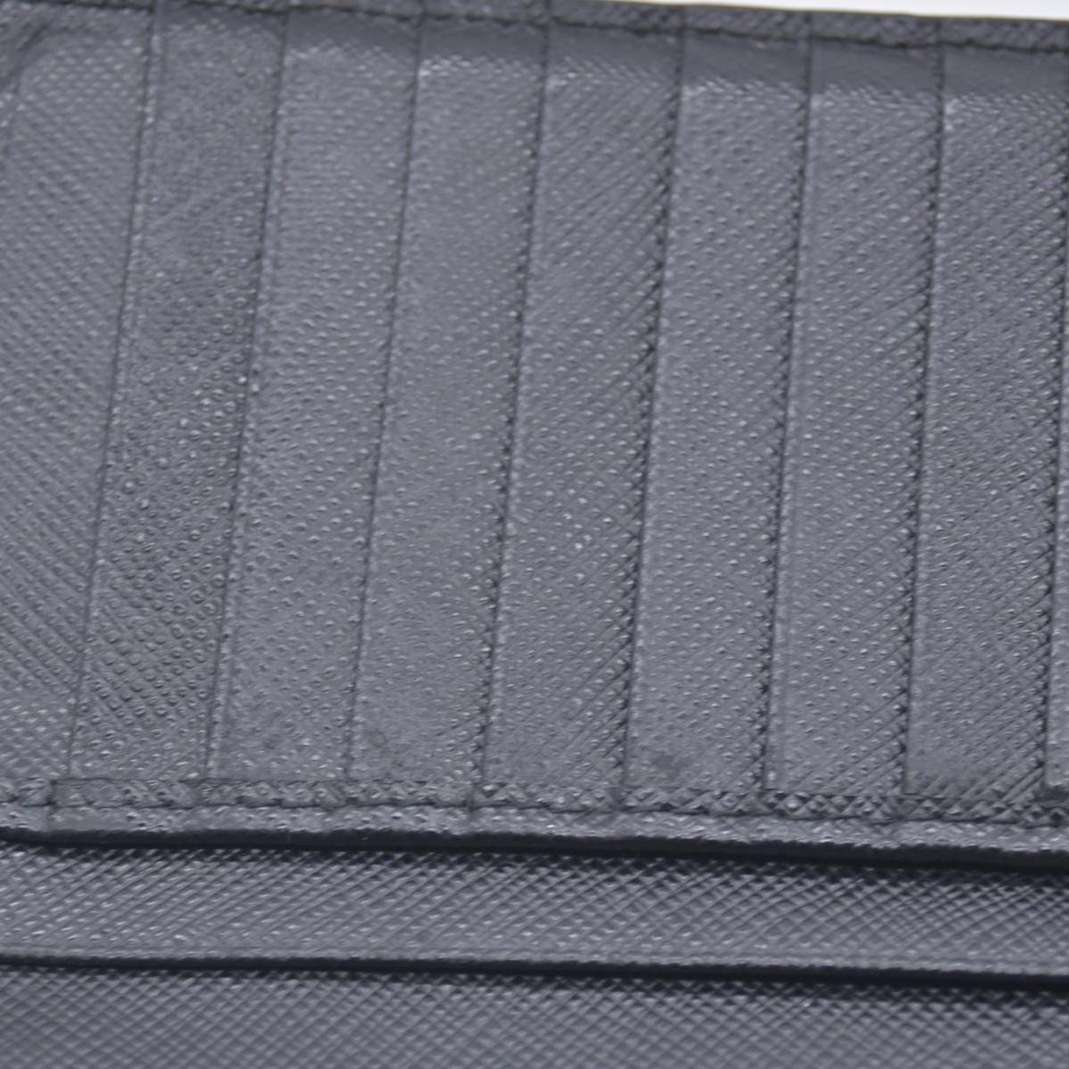 Prada Saffiano Bicolore Long Wallet Leather Long Wallet CONSIGNMENT 10020929