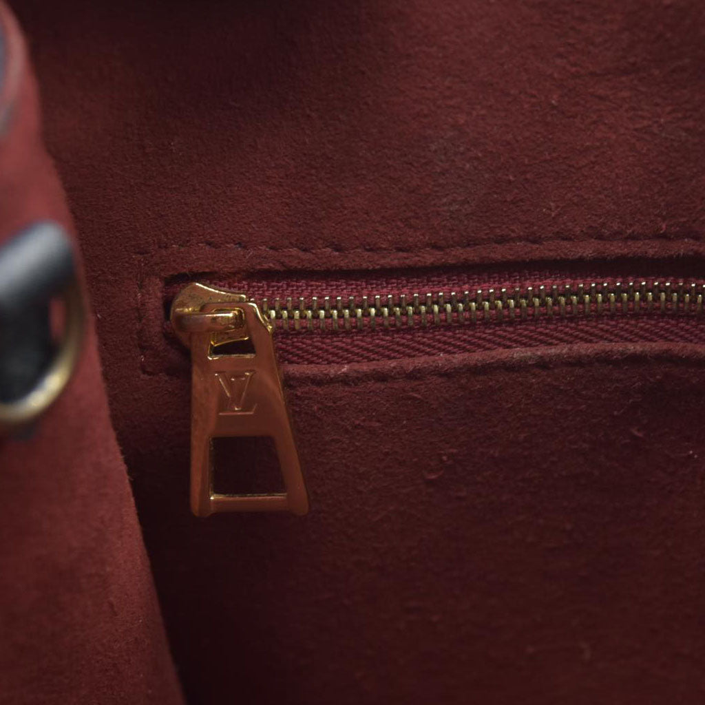 AUCTION $3550 Louis Vuitton Bicolor Monogram Empreinte Leather Onthego PM RFID