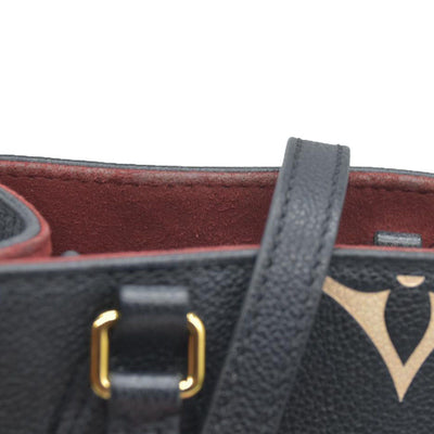 AUCTION $3550 Louis Vuitton Bicolor Monogram Empreinte Leather Onthego PM RFID