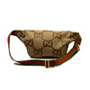 Gucci JUMBO Canvas Logo Belt Bag Beige