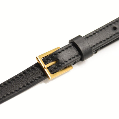 SAINT LAURENT Calfskin Matelasse Monogram Lou Camera Bag Black