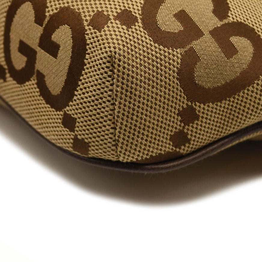 Gucci JUMBO Canvas Logo Belt Bag Beige