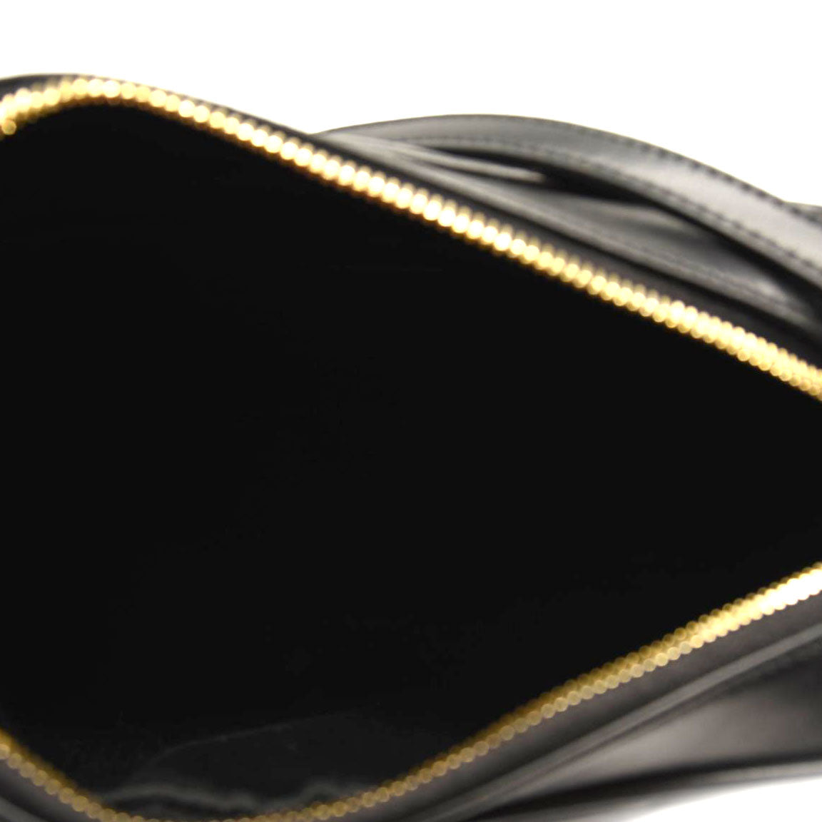 SAINT LAURENT Calfskin Matelasse Monogram Lou Camera Bag Black