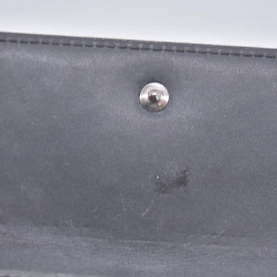 $605 2003 Louis Vuitton Metallic Matt Vernis Compact Wallet Grey TH0033 CONSIGNMENT 10020918
