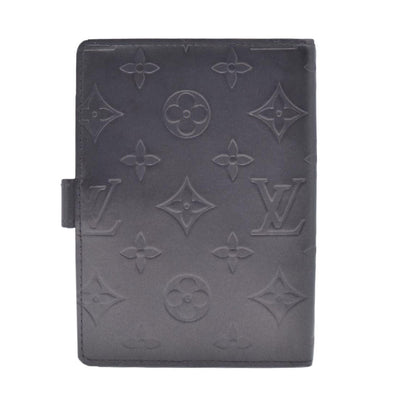$660 2002 Louis Vuitton Mat Ring Agenda Cover Black CA1012 CONSIGNMENT 10020904
