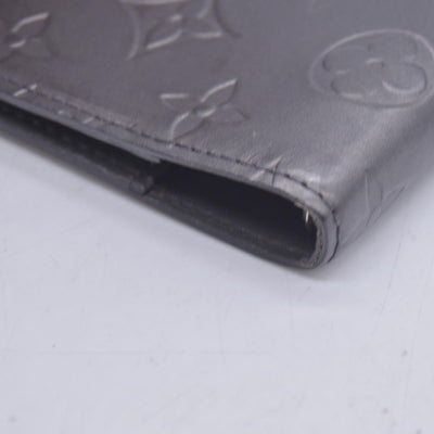 $660 2002 Louis Vuitton Mat Ring Agenda Cover Black CA1012 CONSIGNMENT 10020904
