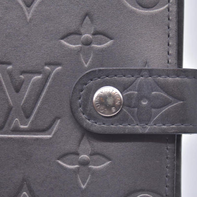 $660 2002 Louis Vuitton Mat Ring Agenda Cover Black CA1012 CONSIGNMENT 10020904
