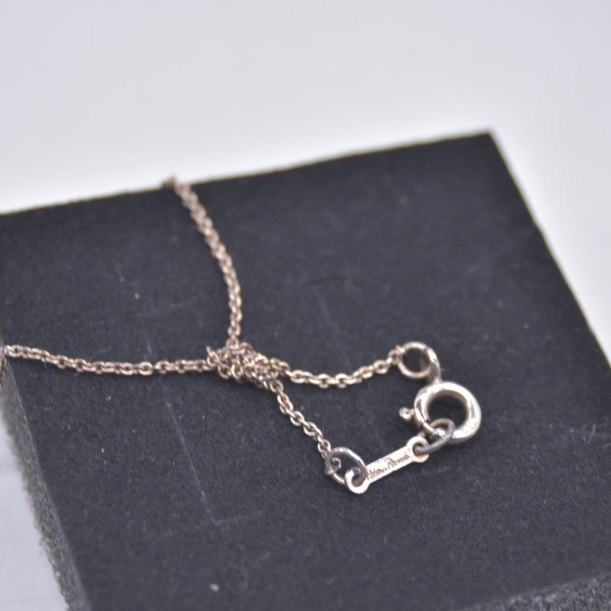 $440 Tiffany & Co. Sterling Silver Paloma Picasso Loving Heart Necklace CONSIGNMENT 10020930
