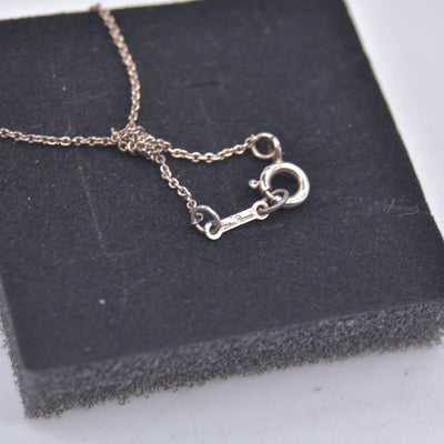 $440 Tiffany & Co. Sterling Silver Paloma Picasso Loving Heart Necklace CONSIGNMENT 10020930