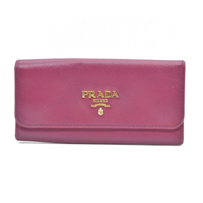 PRADA logo 6-Ring Key Case Pink