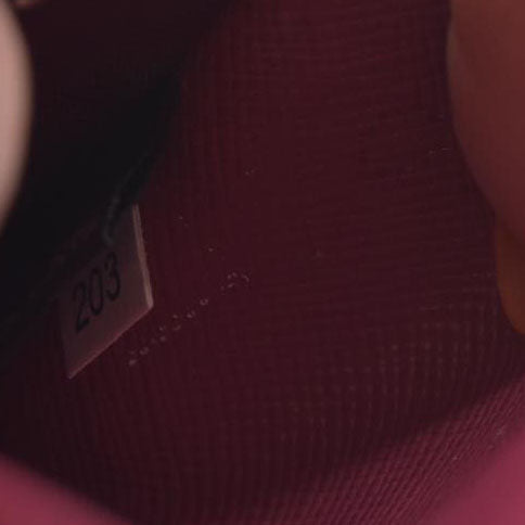 PRADA logo 6-Ring Key Case Pink