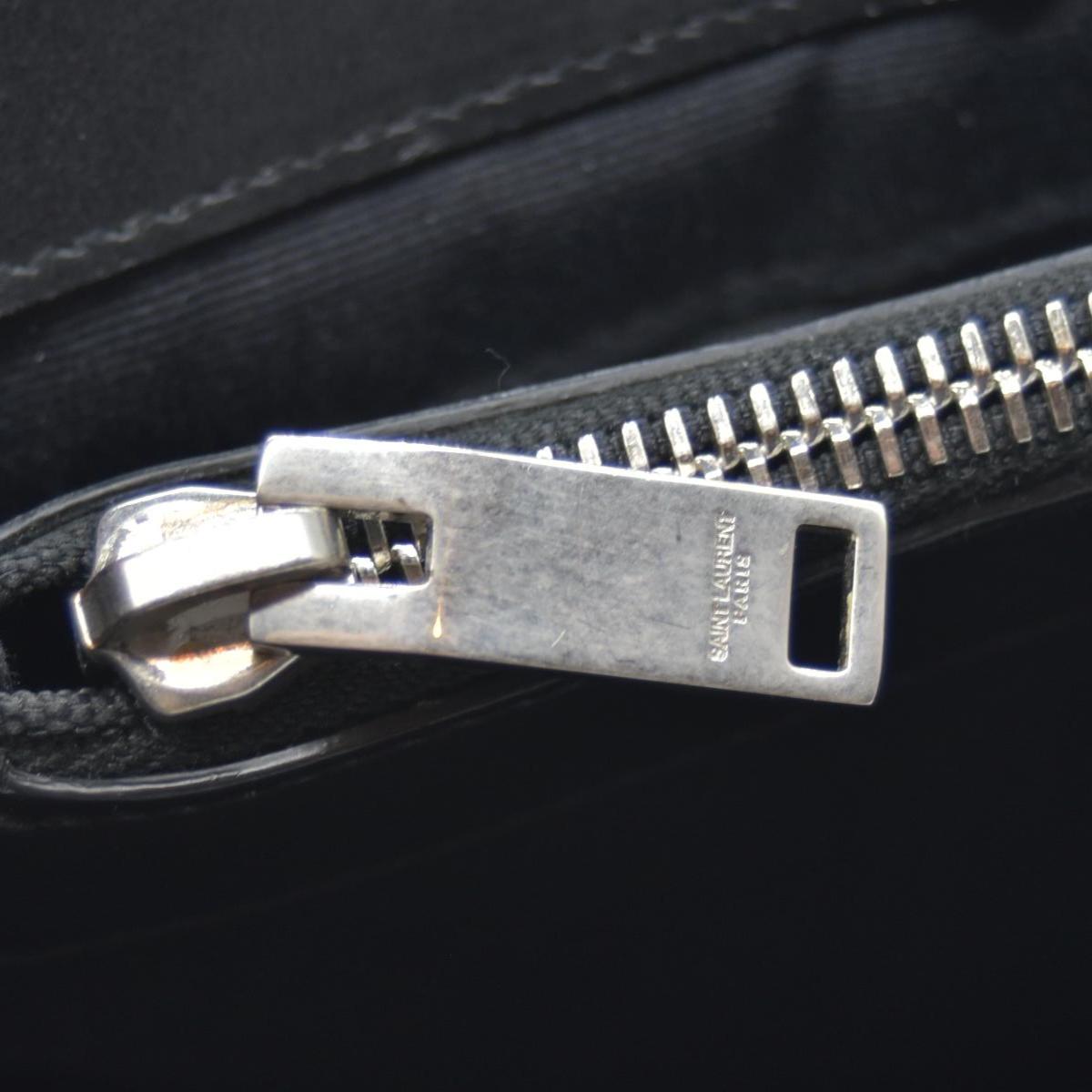 $3250 Saint Laurent Quilted Monogram Medium Loulou Chain Satchel Black