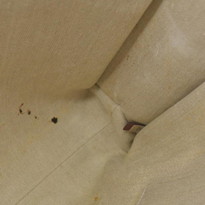 $1650 Chloe Cotton Calfskin Large Woody Ribbon Tote White Brown