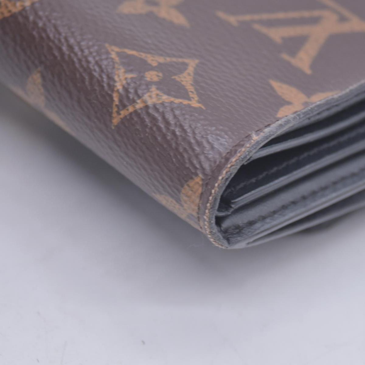 $820 2012 Louis Vuitton Monogram Flower Lock Compact Wallet Black SP4182 CONSIGNMENT