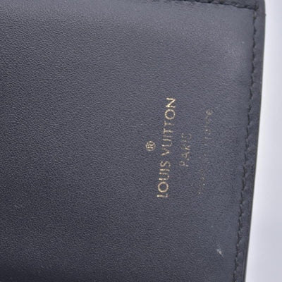 $820 2012 Louis Vuitton Monogram Flower Lock Compact Wallet Black SP4182 CONSIGNMENT