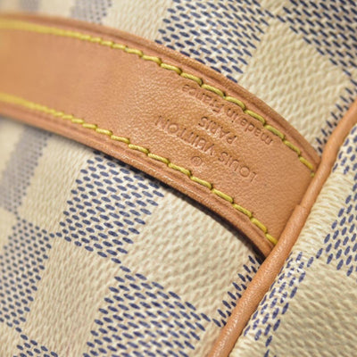 $1940 Louis Vuitton Damier Azur Speedy Bandouliere 25 DU3184