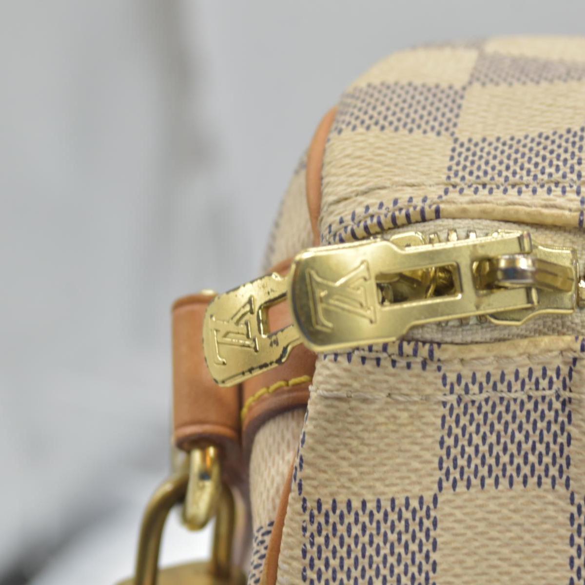 $1940 Louis Vuitton Damier Azur Speedy Bandouliere 25 DU3184