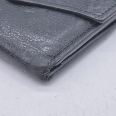 $795 2021 Louis Vuitton Empreinte Zoe Wallet Black SP0291 CONSIGNMENT 10020903