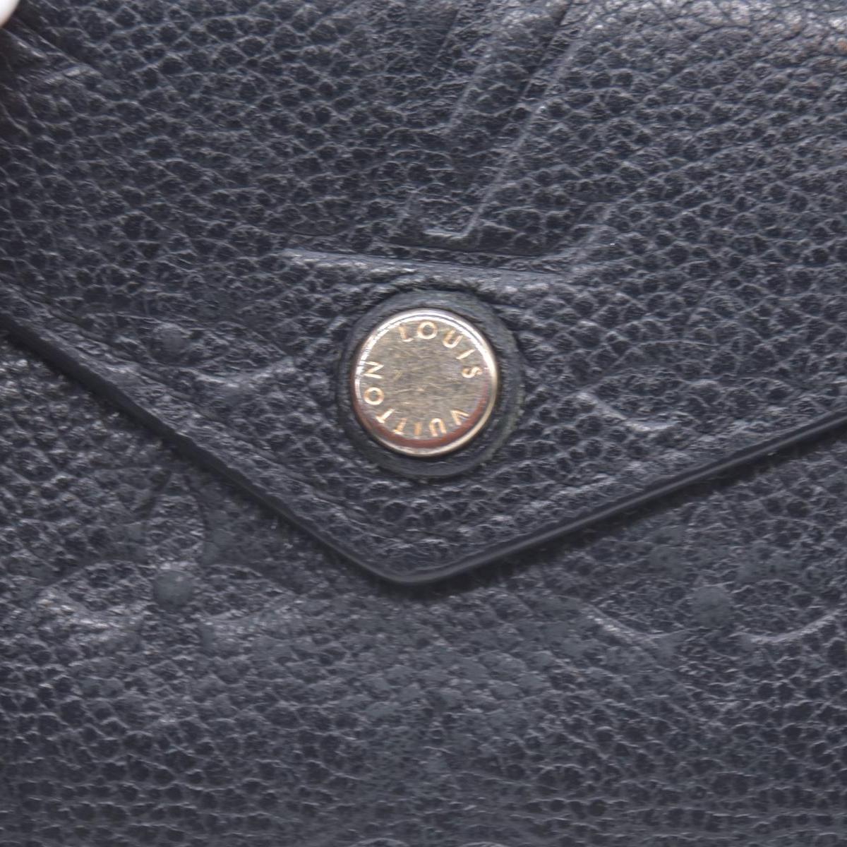$795 2021 Louis Vuitton Empreinte Zoe Wallet Black SP0291 CONSIGNMENT 10020903