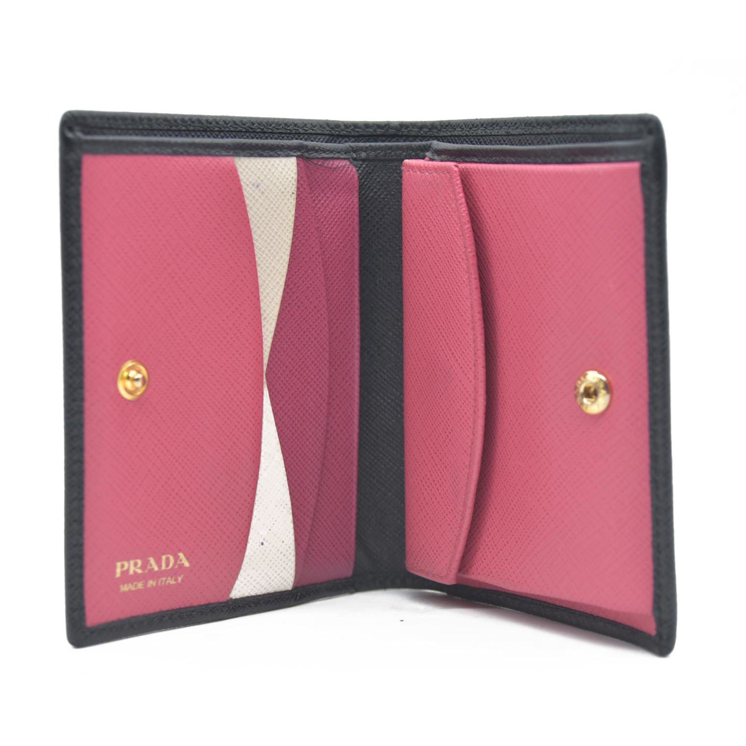 $795 Prada Small Saffiano Leather Wallet