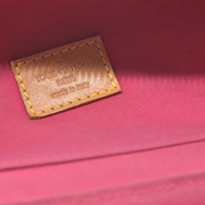 $995 2003 Louis Vuitton Fuchsia Monogram Vernis Vertical Sullivan Bag CE0013 10020051