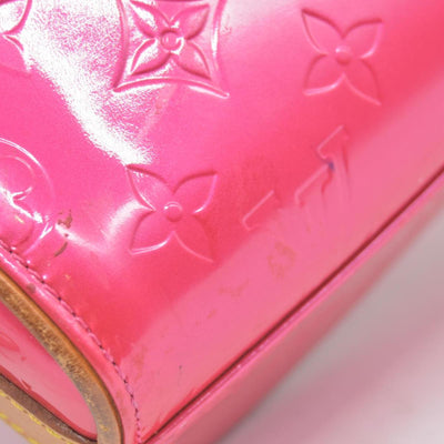 $995 2003 Louis Vuitton Fuchsia Monogram Vernis Vertical Sullivan Bag CE0013 10020051