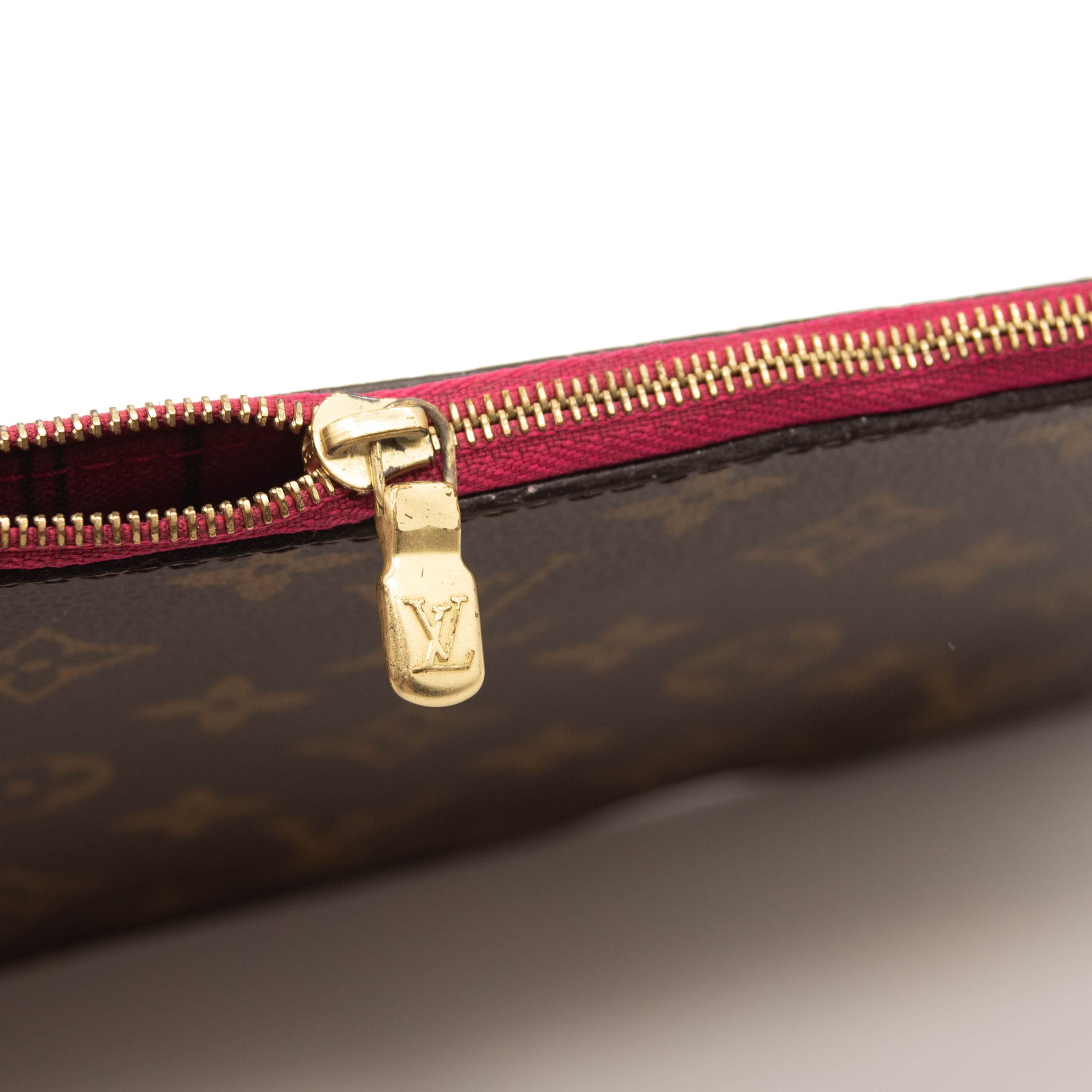 Louis Vuitton Monogram Neverfull MM GM Pochette Pivoine