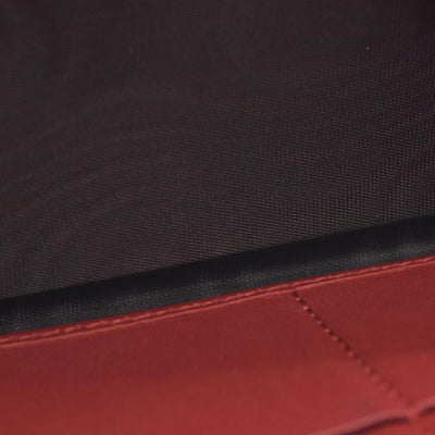 $730 Gucci Calfskin Matelasse GG Marmont Zip Around Wallet Hibiscus Red CONSIGNMENT