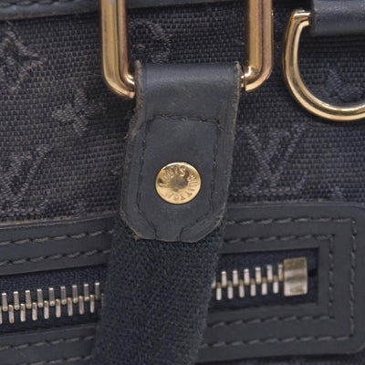 $1050 LOUIS VUITTON Monogram Mini Lucille PM Blue / Navy CONSIGNMENT 10021618