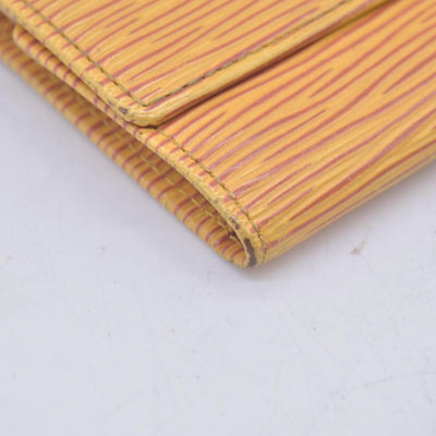 $445 1995 Louis Vuitton Epi Multicles 6 Key Holder Yellow CA0995 CONSIGNMENT 10020908