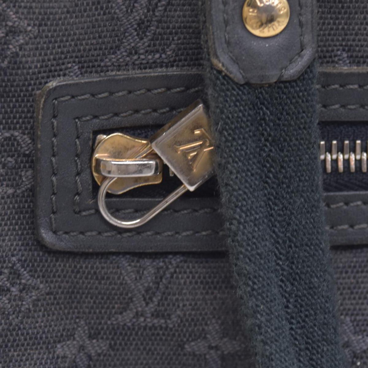 $1050 LOUIS VUITTON Monogram Mini Lucille PM Blue / Navy CONSIGNMENT 10021618