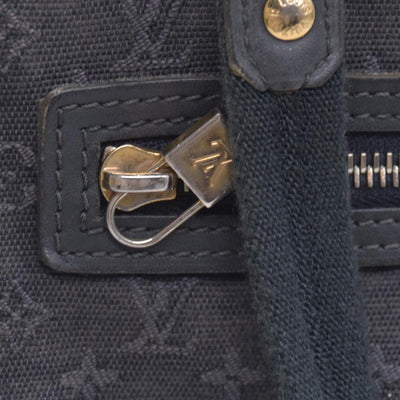 $1050 LOUIS VUITTON Monogram Mini Lucille PM Blue / Navy CONSIGNMENT 10021618
