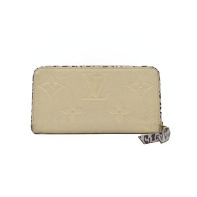Louis Vuitton  Monogram Giant Pattern Empreinte Leather Zippy Wallet CONSIGNMENT