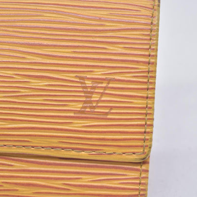 $445 1995 Louis Vuitton Epi Multicles 6 Key Holder Yellow CA0995 CONSIGNMENT 10020908