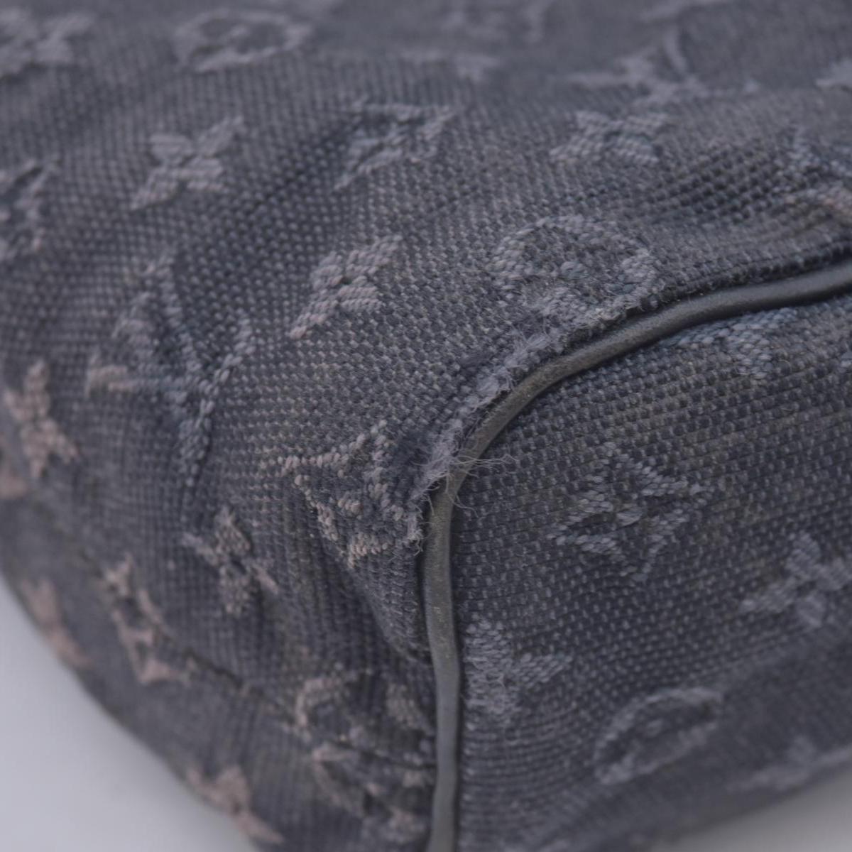 $1050 LOUIS VUITTON Monogram Mini Lucille PM Blue / Navy CONSIGNMENT 10021618