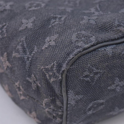 $1050 LOUIS VUITTON Monogram Mini Lucille PM Blue / Navy CONSIGNMENT 10021618