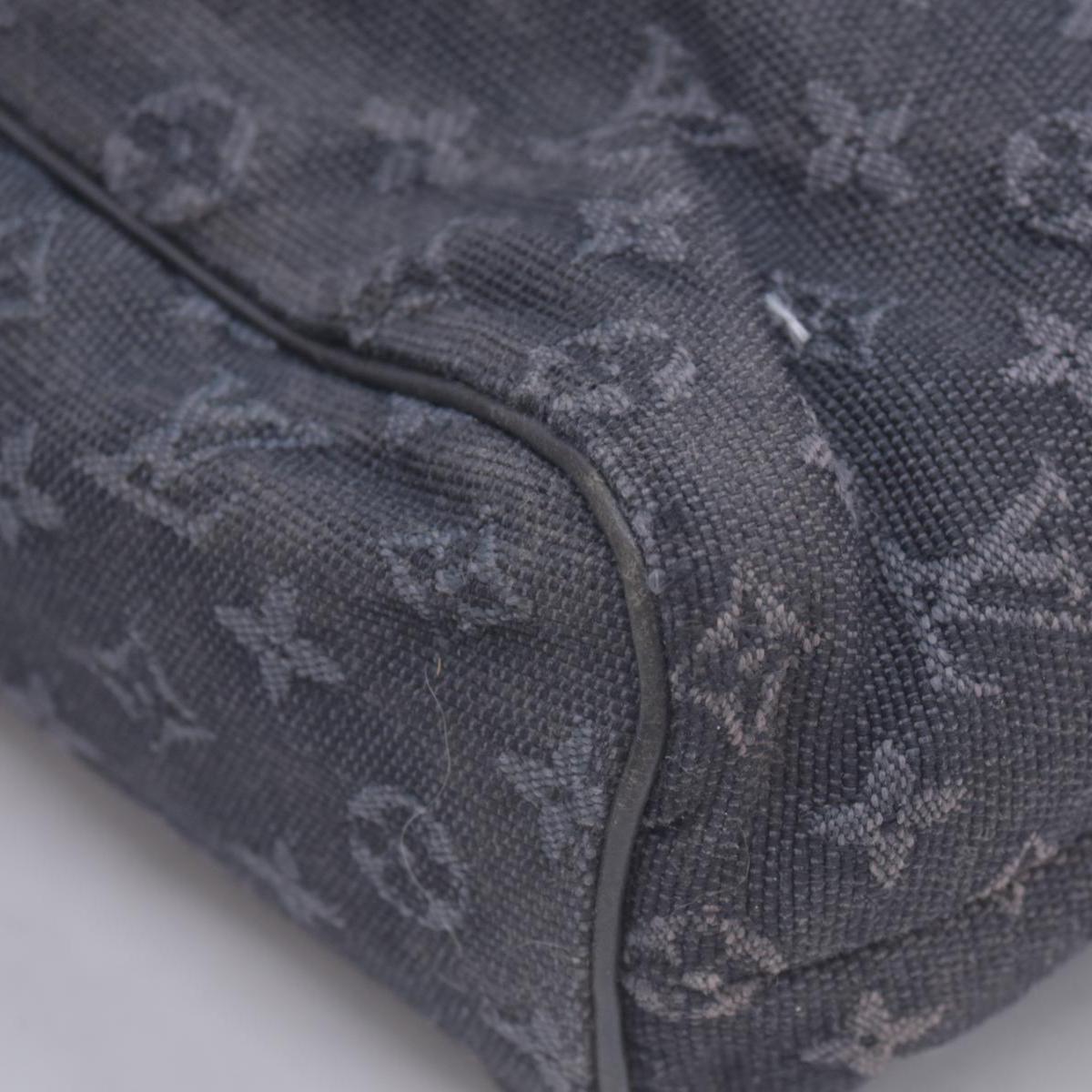 $1050 LOUIS VUITTON Monogram Mini Lucille PM Blue / Navy CONSIGNMENT 10021618