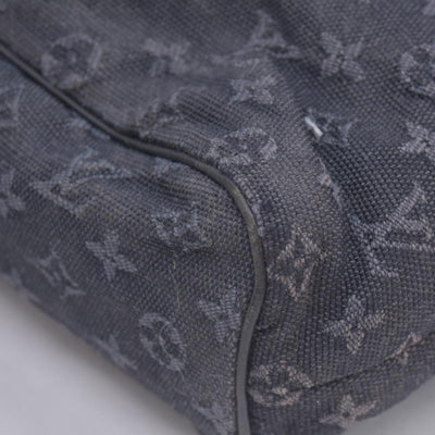 $1050 LOUIS VUITTON Monogram Mini Lucille PM Blue / Navy CONSIGNMENT 10021618