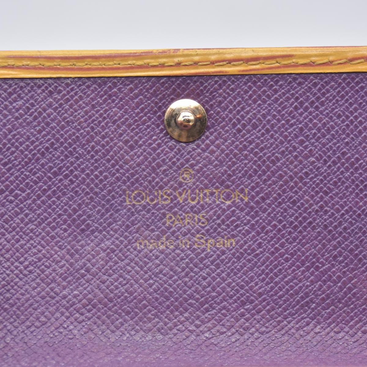 $445 1995 Louis Vuitton Epi Multicles 6 Key Holder Yellow CA0995 CONSIGNMENT 10020908