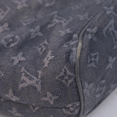 $1050 LOUIS VUITTON Monogram Mini Lucille PM Blue / Navy CONSIGNMENT 10021618